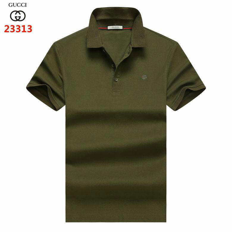 Wholesale Cheap G ucci Short Sleeve Lapel T-Shirts for Sale