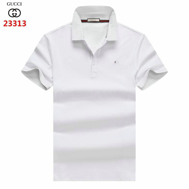 Wholesale Cheap G ucci Short Sleeve Lapel T-Shirts for Sale