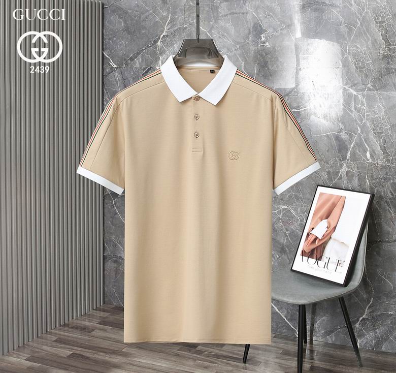 Wholesale Cheap G.ucci Short Sleeve Lapel T Shirts for Sale