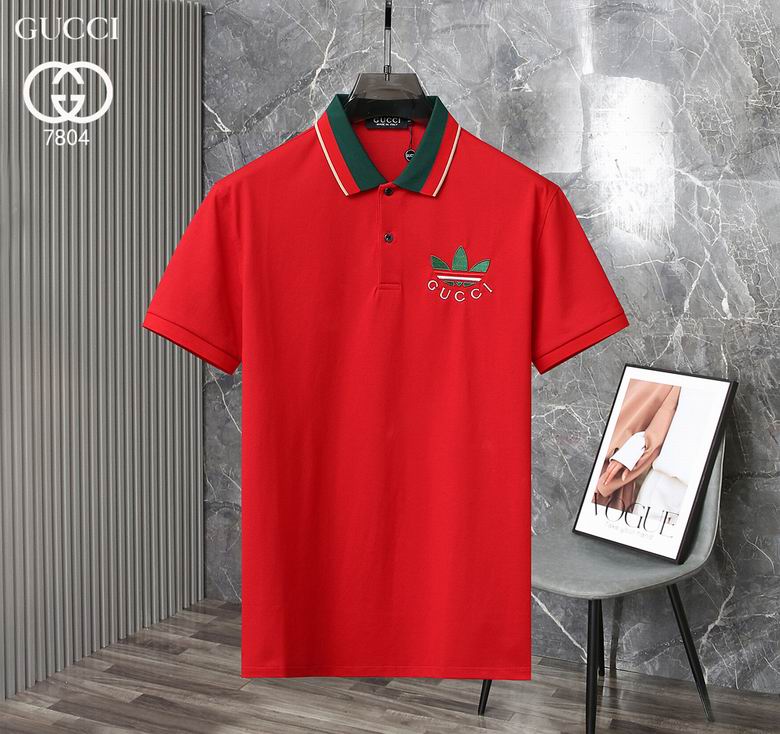 Wholesale Cheap G.ucci Short Sleeve Lapel T Shirts for Sale