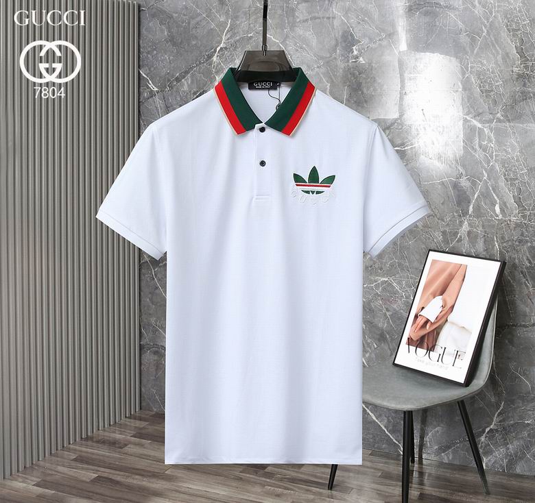 Wholesale Cheap G.ucci Short Sleeve Lapel T Shirts for Sale