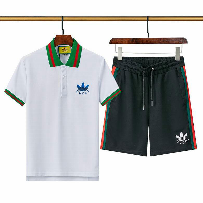 Wholesale Cheap G ucci Designer Short Sleeve Tracksuits for Sale