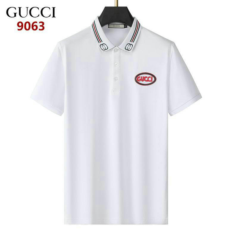 Wholesale Cheap Gucci Short Sleeve Lapel T Shirts for Sale