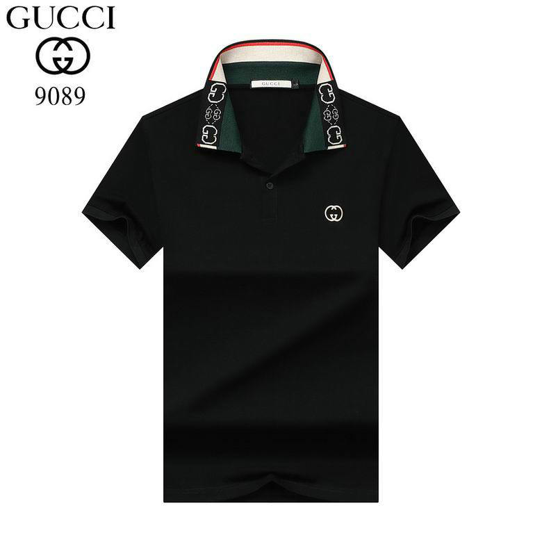 Wholesale Cheap Gucci Short Sleeve Lapel T Shirts for Sale
