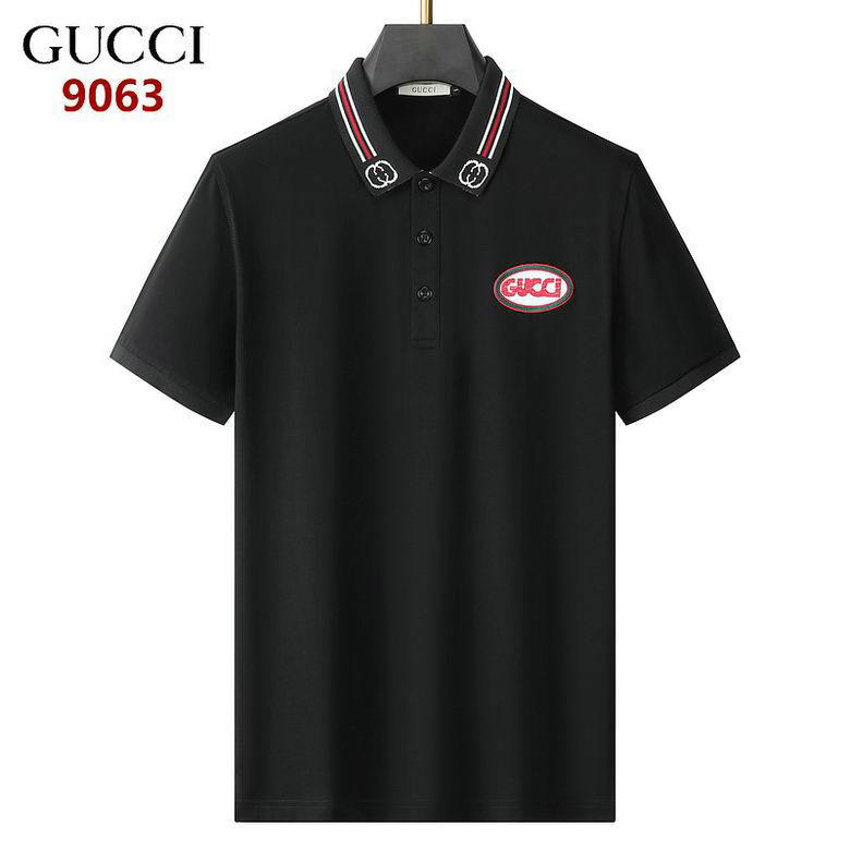 Wholesale Cheap Gucci Short Sleeve Lapel T Shirts for Sale