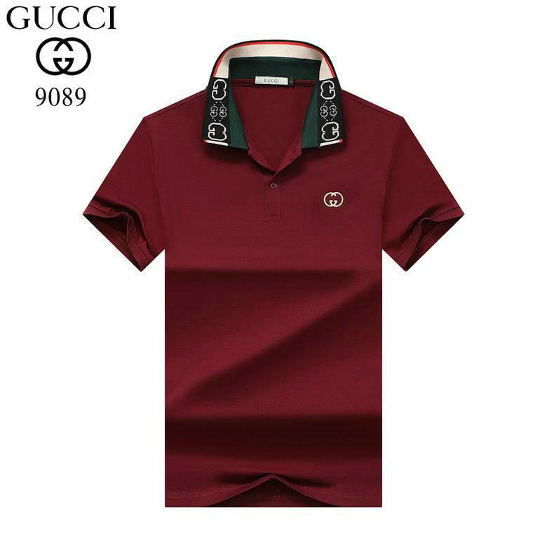 Wholesale Cheap Gucci Short Sleeve Lapel T Shirts for Sale