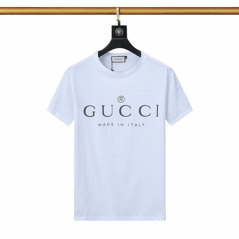 Wholesale Cheap G ucci men Short Sleeve T Shirts for Sale