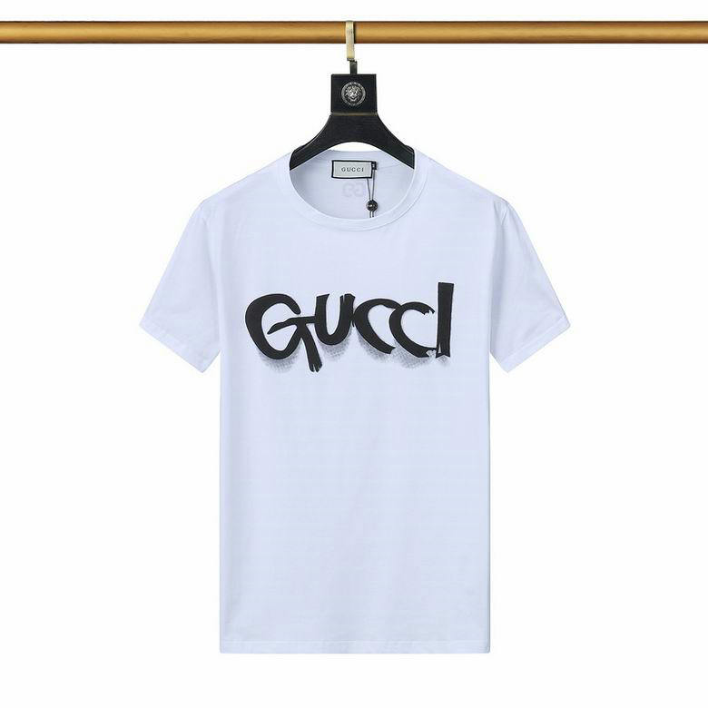 Wholesale Cheap G ucci men Short Sleeve T Shirts for Sale