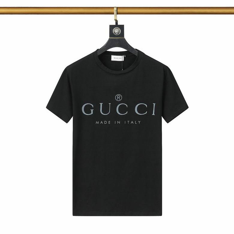 Wholesale Cheap G ucci men Short Sleeve T Shirts for Sale