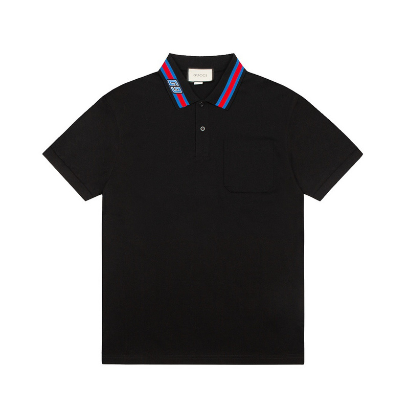 Wholesale Cheap G.ucci Short Sleeve Lapel T Shirts for Sale