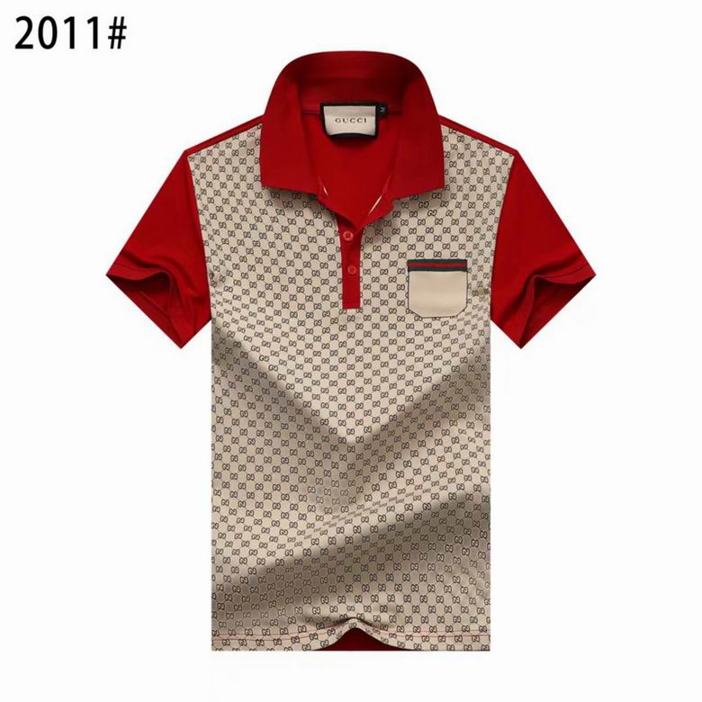 Wholesale Cheap G.ucci Short Sleeve Lapel T Shirts for Sale