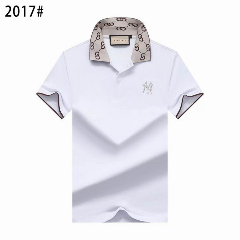 Wholesale Cheap G.ucci Short Sleeve Lapel T Shirts for Sale