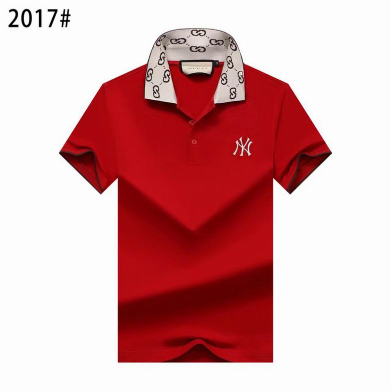 Wholesale Cheap G.ucci Short Sleeve Lapel T Shirts for Sale
