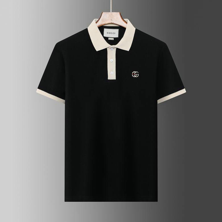 Wholesale Cheap Gucci Short Sleeve Lapel T Shirts for Sale