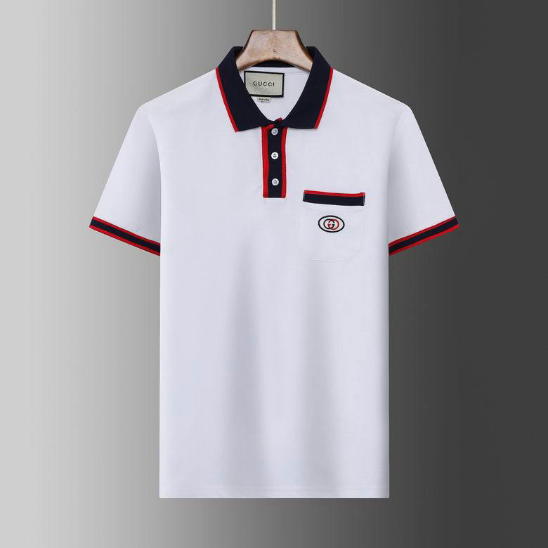 Wholesale Cheap Gucci Short Sleeve Lapel T Shirts for Sale
