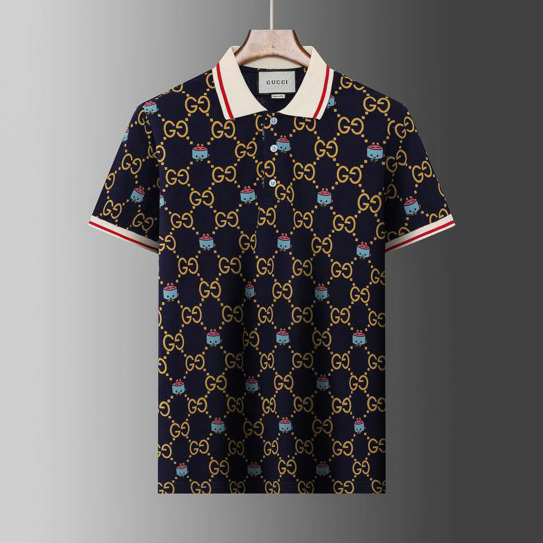 Wholesale Cheap Gucci Short Sleeve Lapel T Shirts for Sale