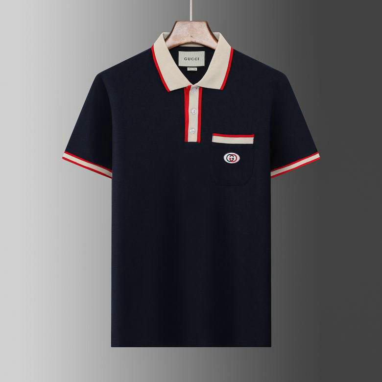 Wholesale Cheap Gucci Short Sleeve Lapel T Shirts for Sale