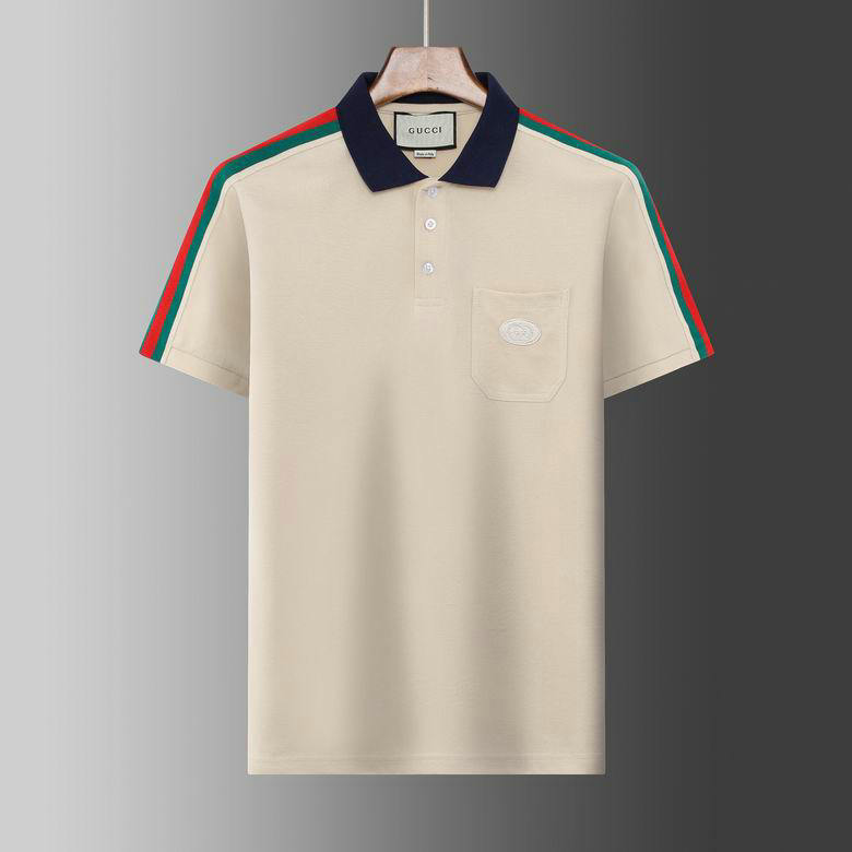 Wholesale Cheap Gucci Short Sleeve Lapel T Shirts for Sale