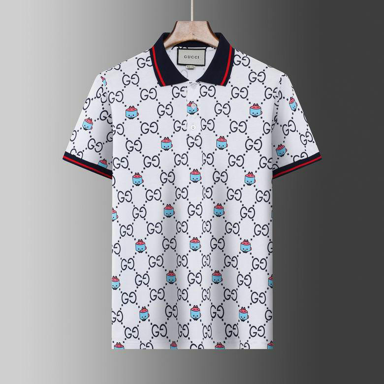 Wholesale Cheap Gucci Short Sleeve Lapel T Shirts for Sale