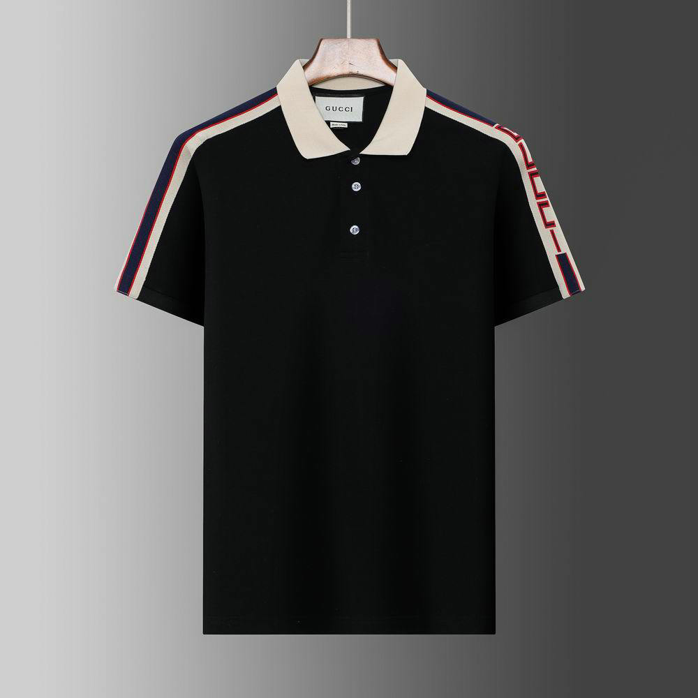 Wholesale Cheap Gucci Short Sleeve Lapel T Shirts for Sale
