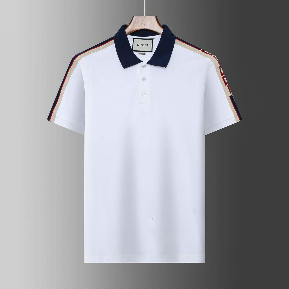 Wholesale Cheap Gucci Short Sleeve Lapel T Shirts for Sale