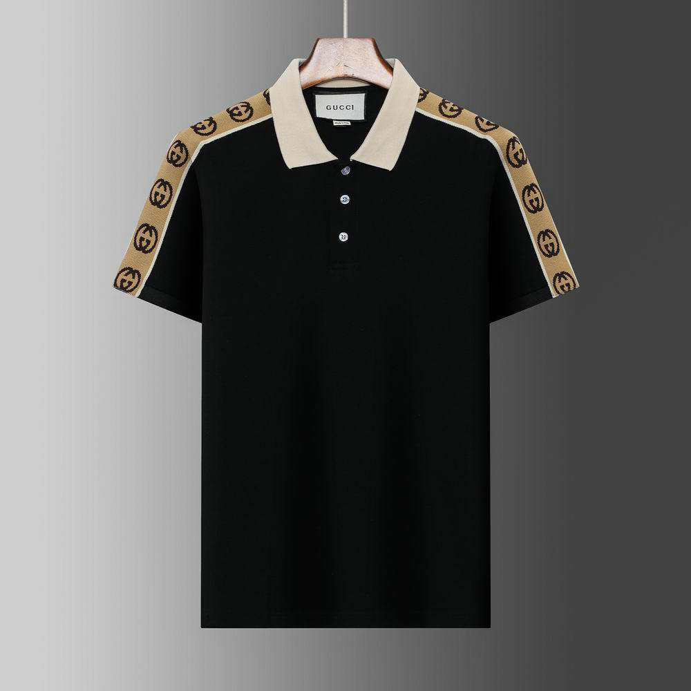 Wholesale Cheap Gucci Short Sleeve Lapel T Shirts for Sale