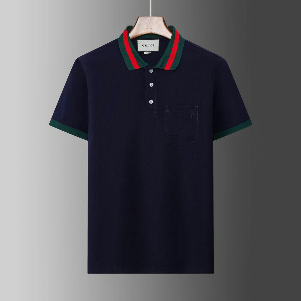 Wholesale Cheap Gucci Short Sleeve Lapel T Shirts for Sale