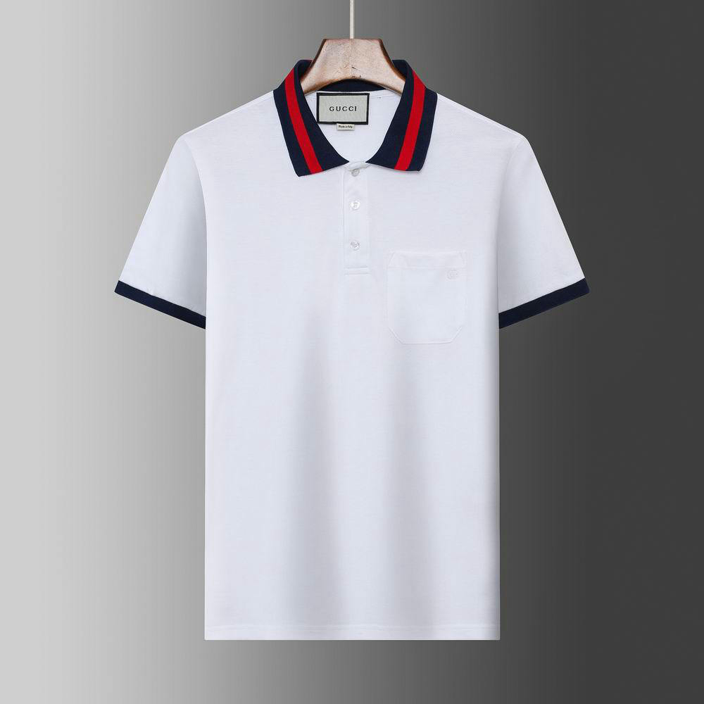 Wholesale Cheap Gucci Short Sleeve Lapel T Shirts for Sale