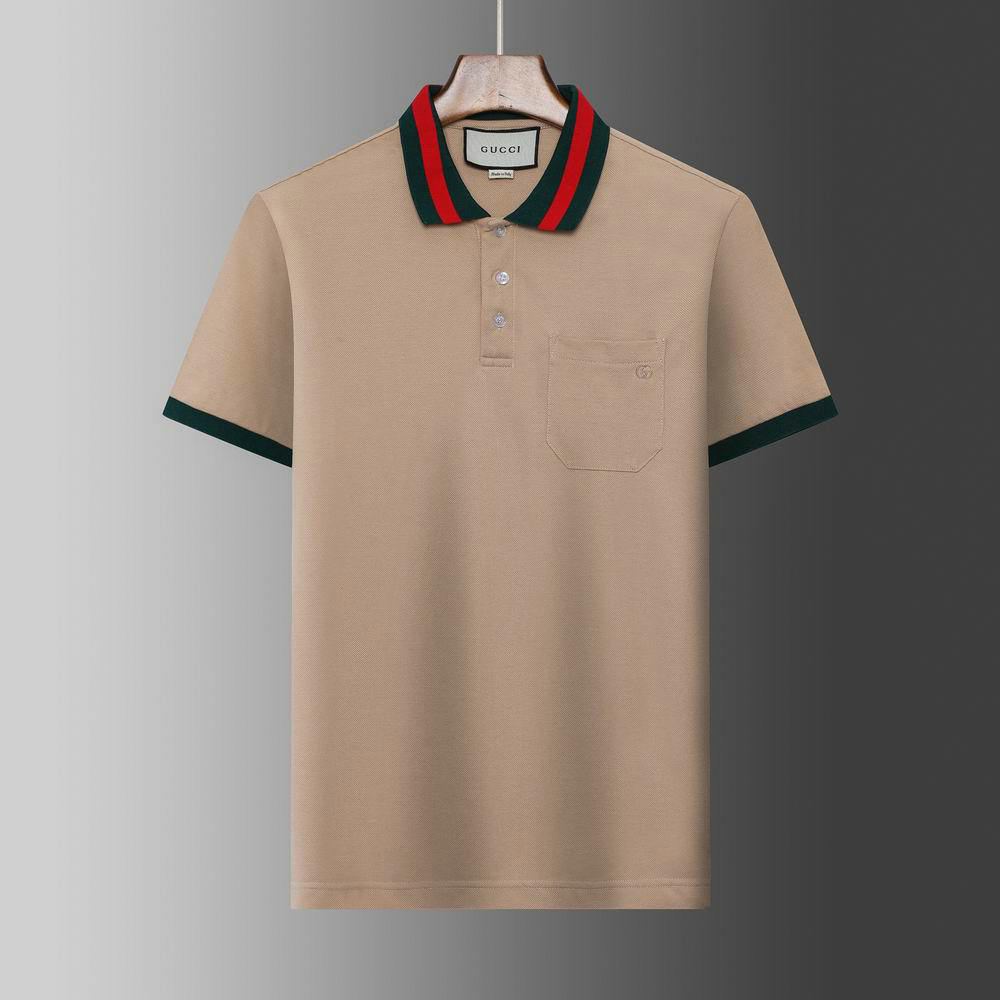Wholesale Cheap Gucci Short Sleeve Lapel T Shirts for Sale