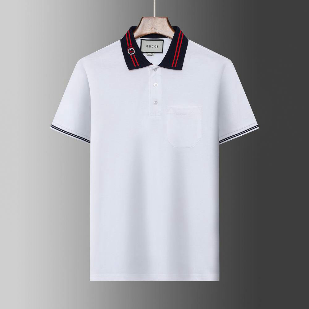 Wholesale Cheap Gucci Short Sleeve Lapel T Shirts for Sale