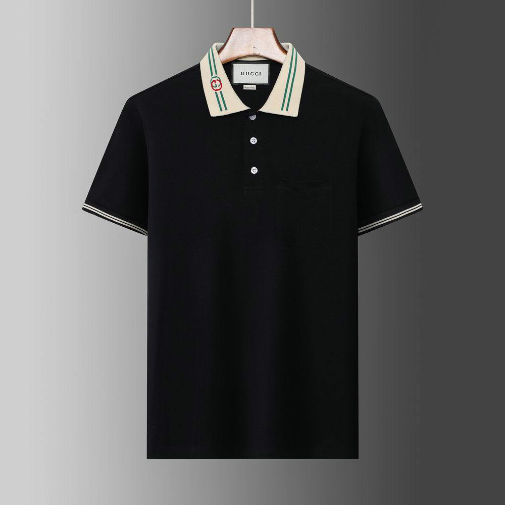 Wholesale Cheap Gucci Short Sleeve Lapel T Shirts for Sale