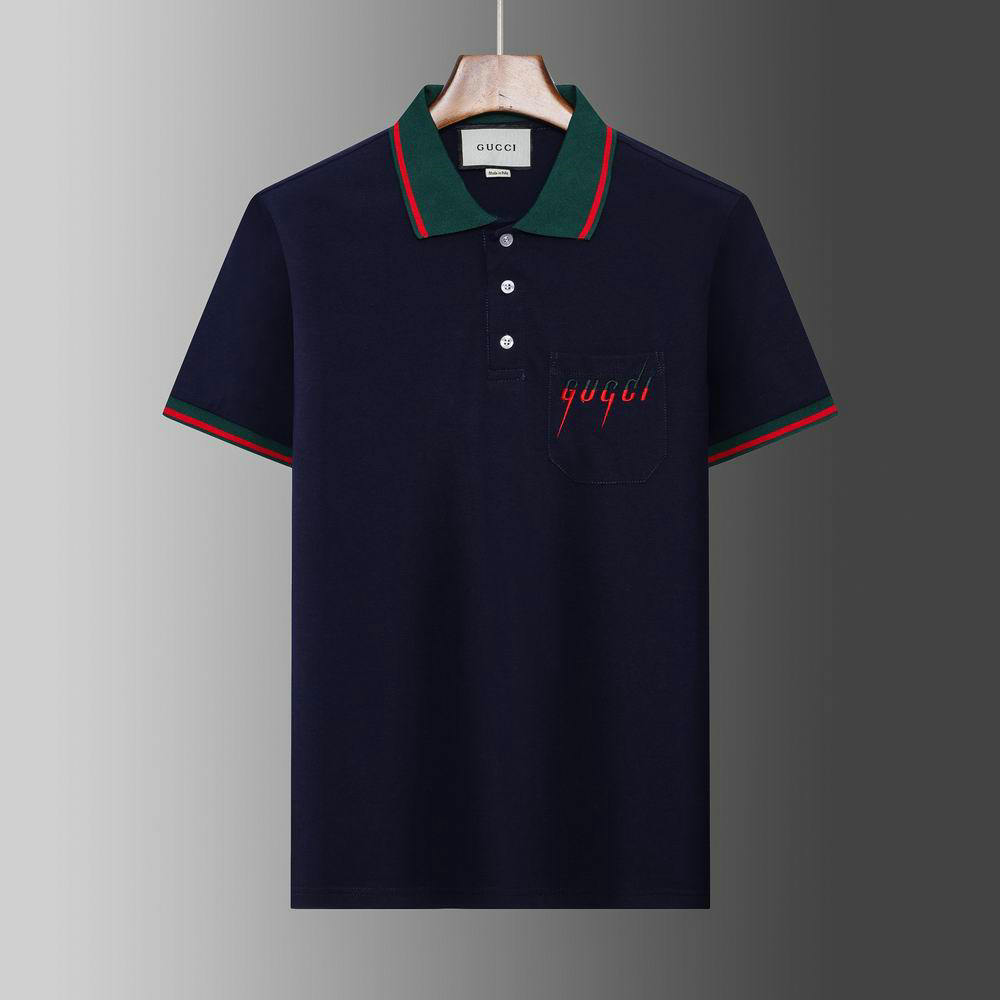 Wholesale Cheap Gucci Short Sleeve Lapel T Shirts for Sale