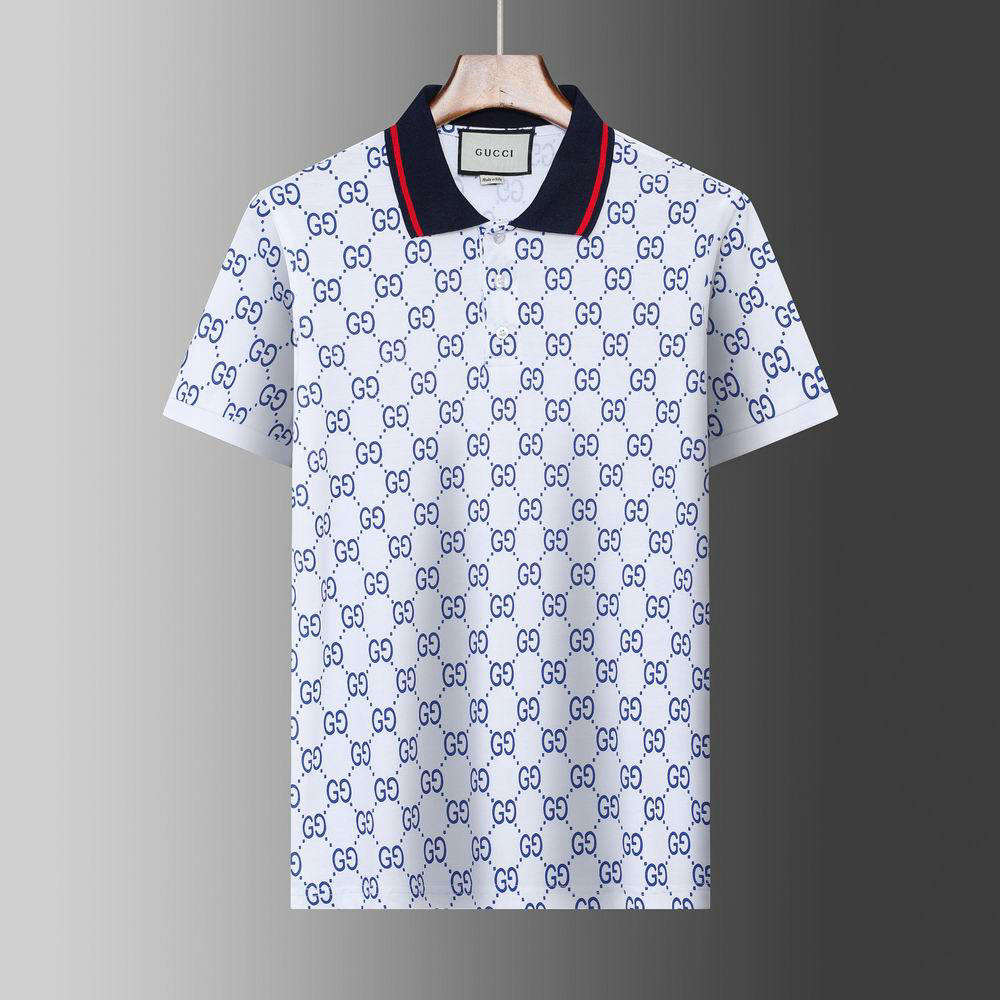 Wholesale Cheap Gucci Short Sleeve Lapel T Shirts for Sale