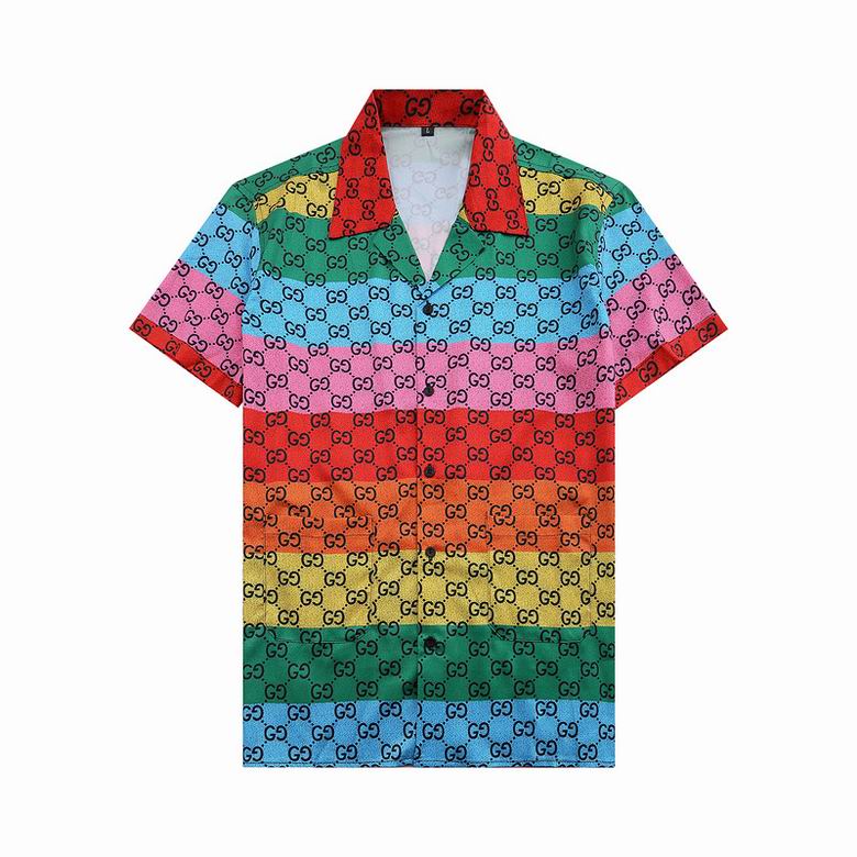Wholesale Cheap G.ucci Short Sleeve Shirts for Sale