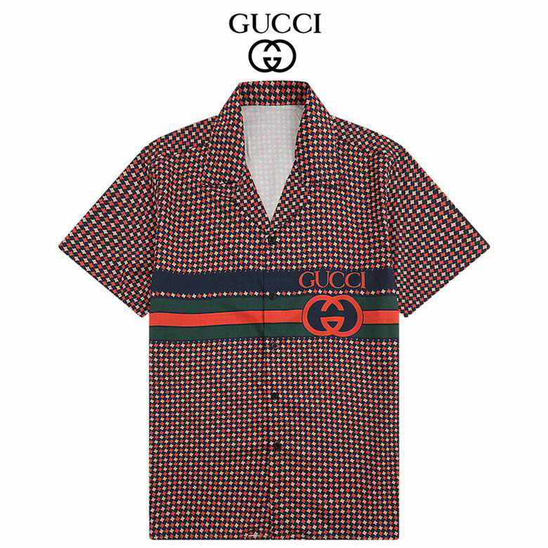 Wholesale Cheap Gucci Short Sleeve Shirts for Sale