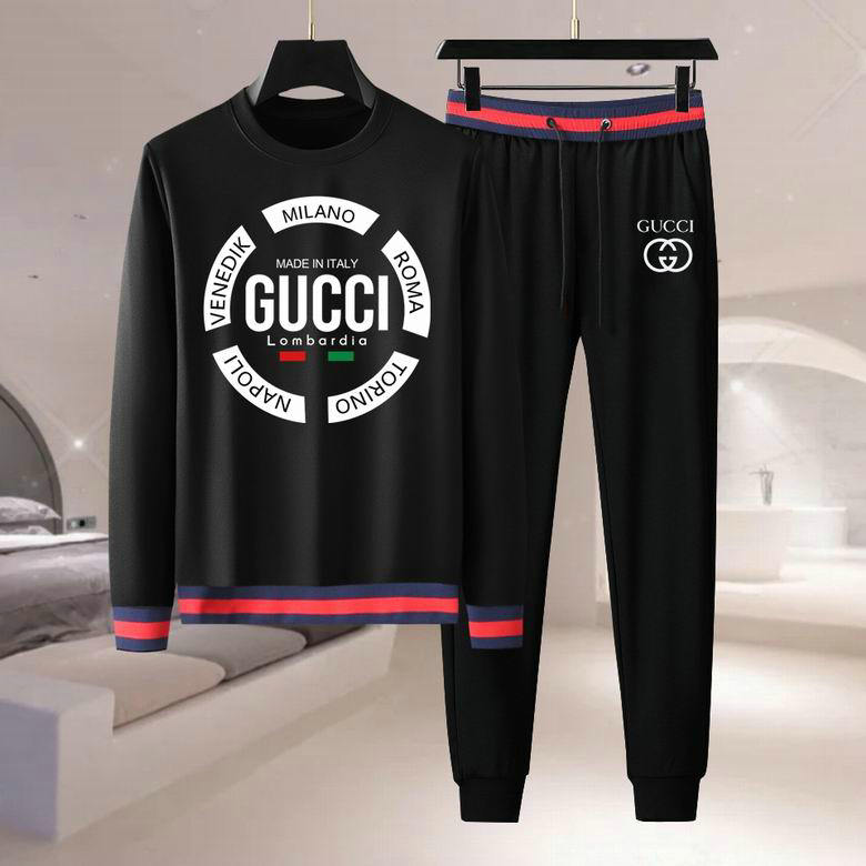 Wholesale Cheap G ucci Long Sleeve Tracksuits for Sale
