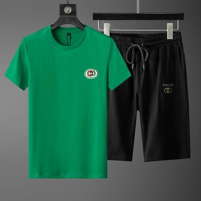 Wholesale Cheap G ucci Short Sleeve Tracksuits for Sale