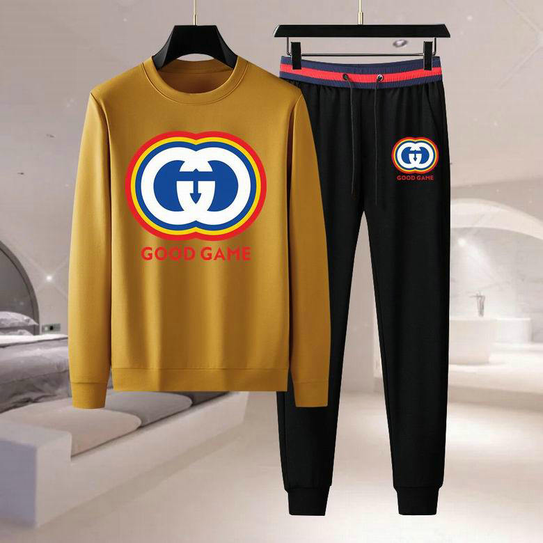 Wholesale Cheap G ucci Long Sleeve Tracksuits for Sale