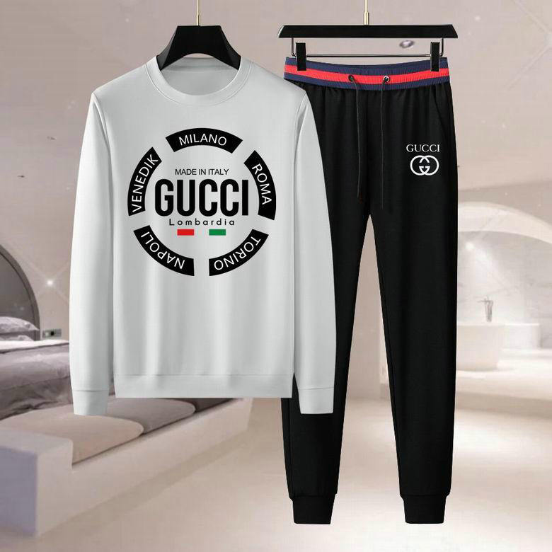 Wholesale Cheap G ucci Long Sleeve Tracksuits for Sale