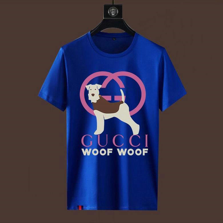 Wholesale Cheap G ucci men Short Sleeve T Shirts for Sale