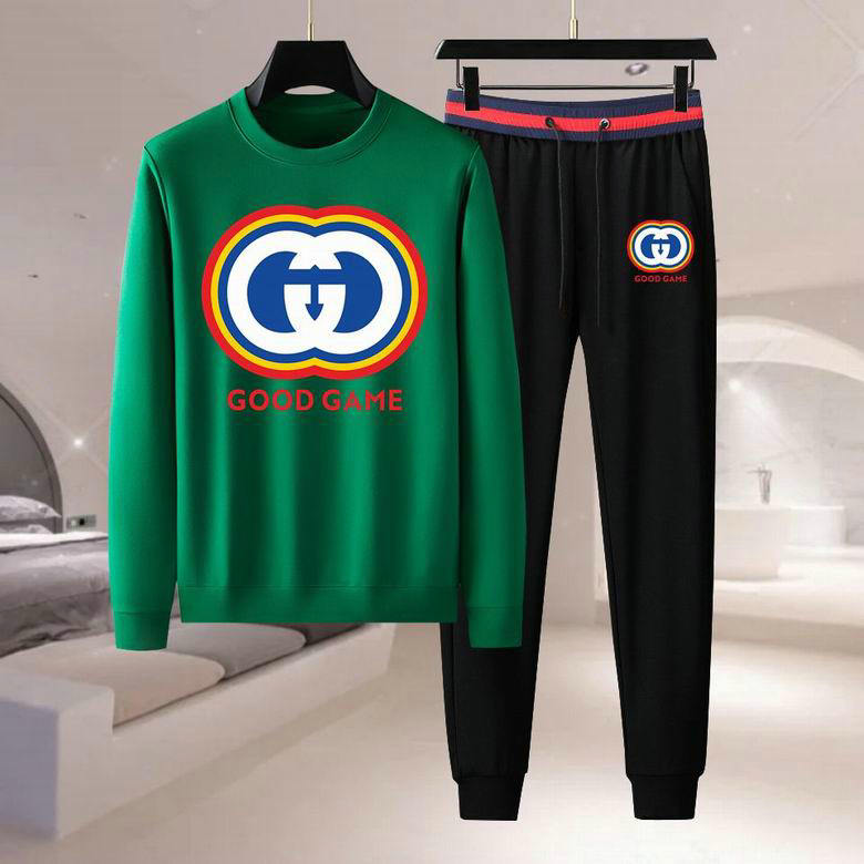 Wholesale Cheap G ucci Long Sleeve Tracksuits for Sale