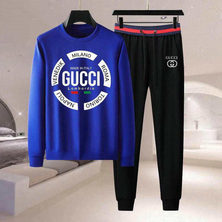 Wholesale Cheap G ucci Long Sleeve Tracksuits for Sale