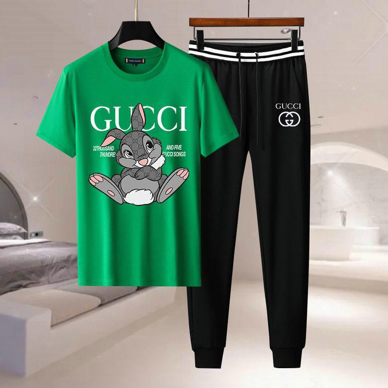 Wholesale Cheap Gucci Short Sleeve Tracksuits for Sale