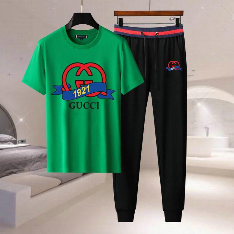 Wholesale Cheap Gucci Short Sleeve Tracksuits for Sale