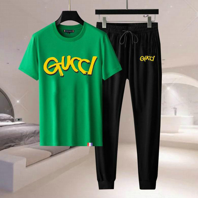 Wholesale Cheap Gucci Short Sleeve Tracksuits for Sale