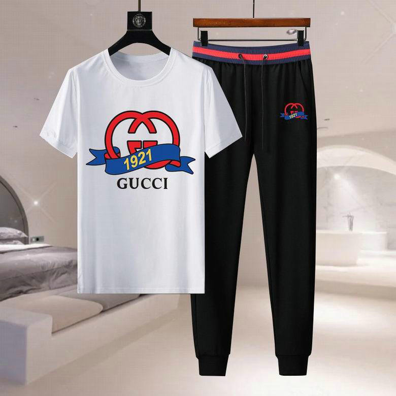 Wholesale Cheap Gucci Short Sleeve Tracksuits for Sale