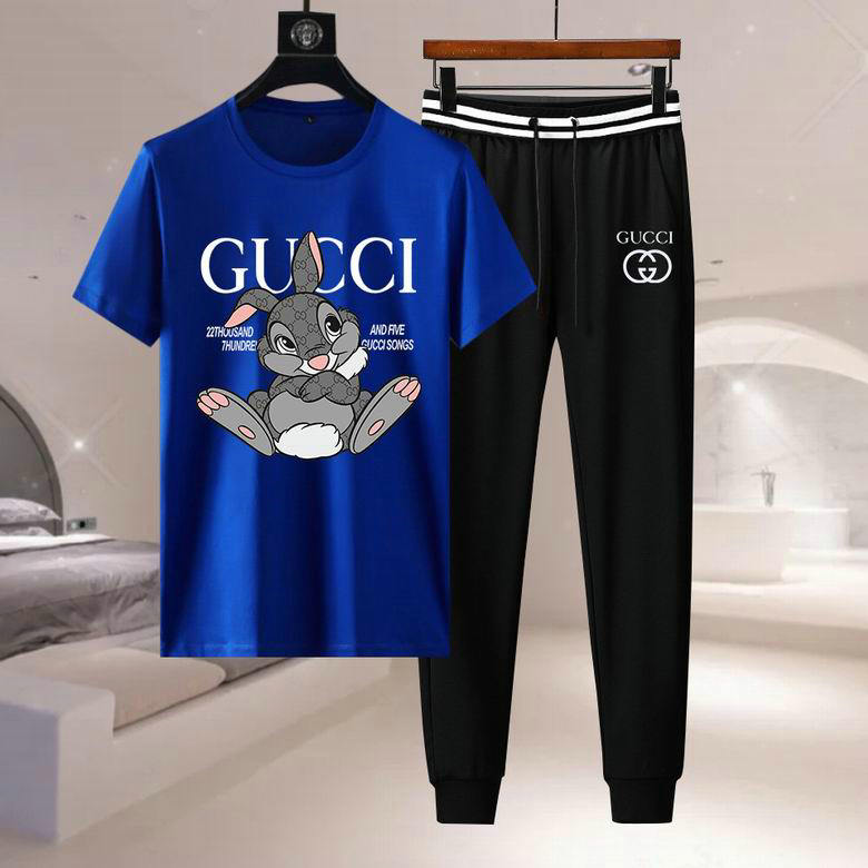 Wholesale Cheap Gucci Short Sleeve Tracksuits for Sale