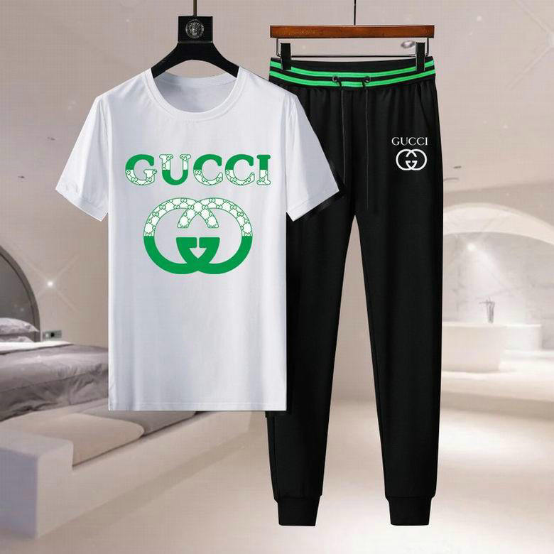 Wholesale Cheap Gucci Short Sleeve Tracksuits for Sale