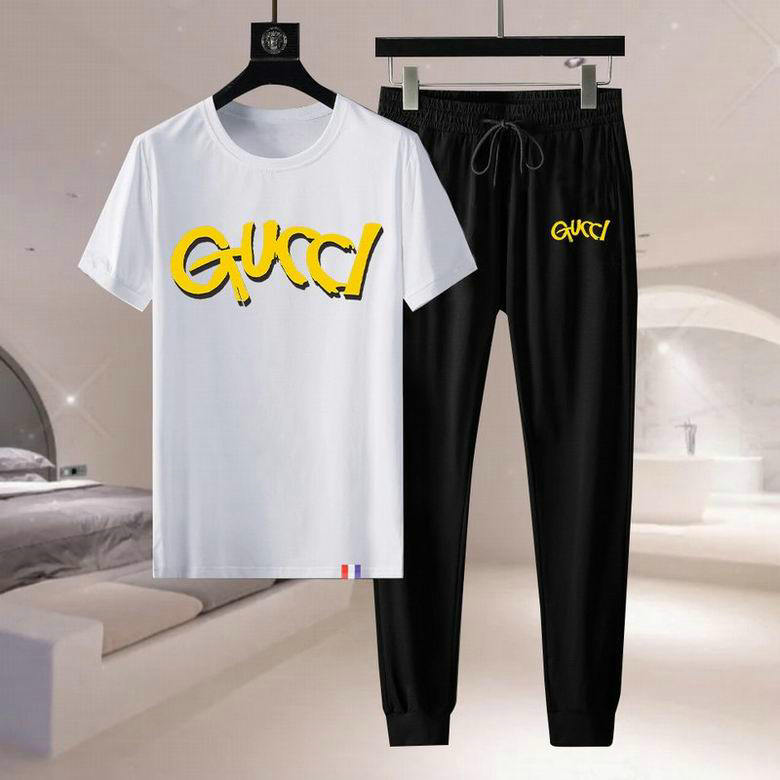 Wholesale Cheap Gucci Short Sleeve Tracksuits for Sale