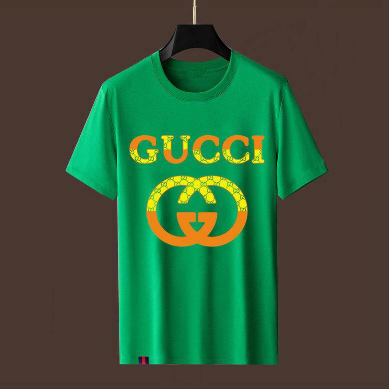 Wholesale Cheap Gucci Short Sleeve men T Shirts for Sale